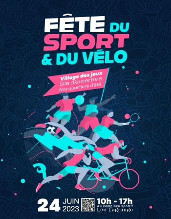 Affiche - Fête du sport et du vélo 2023