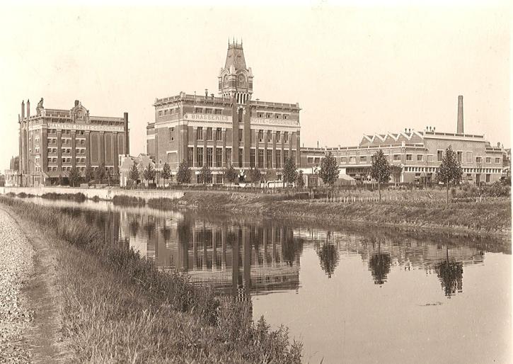 La brasserie-malterie Motte-Cordonnier vers 1930