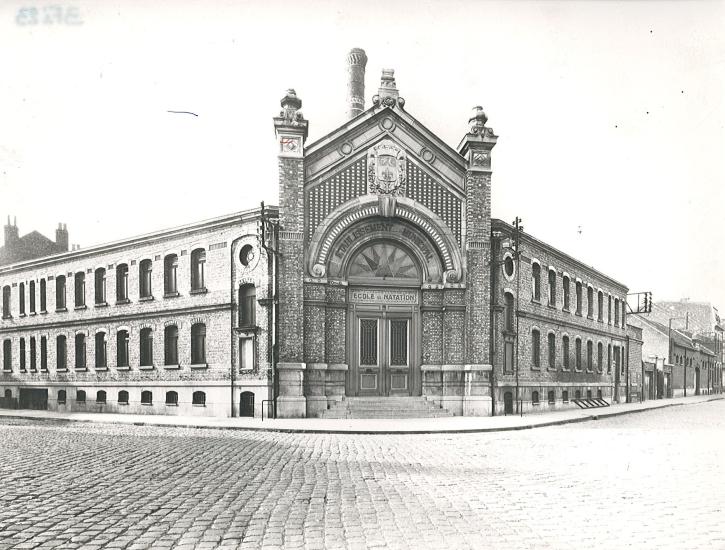 L'école de natation vers 1930