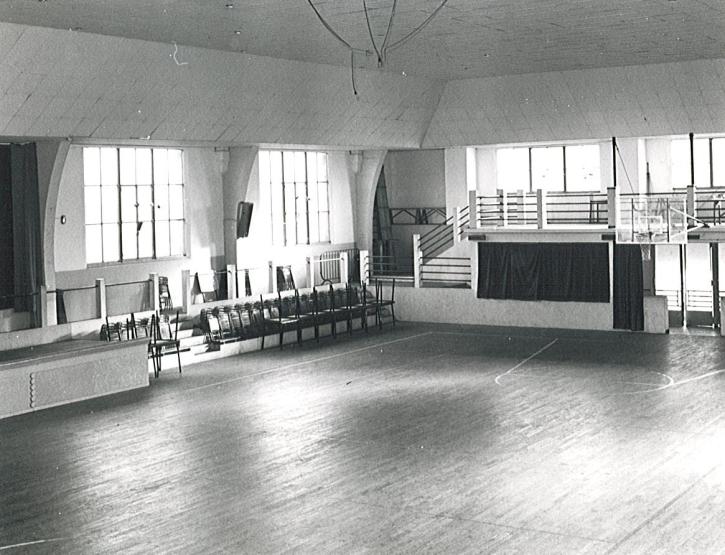 La salle de basket vers 1970