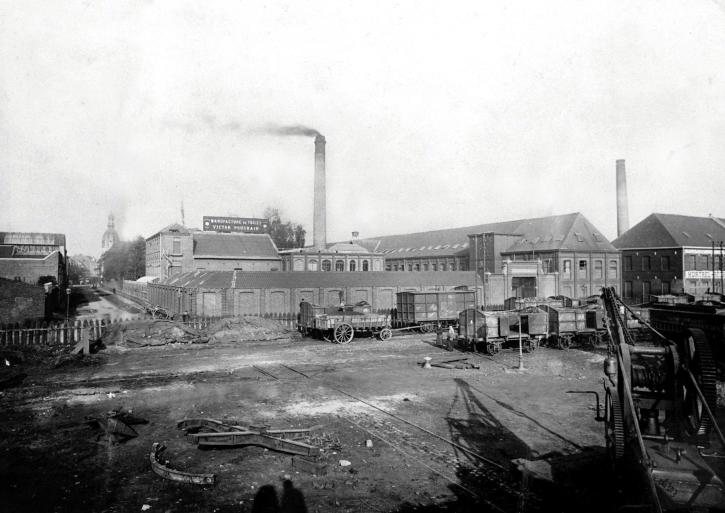 La filature et le tissage Victor Pouchain, vers 1897