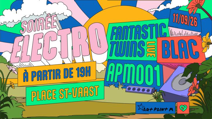 affiche du concert de la soirée électro
