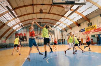 Entrainement de l'équipe féminine de SOA basket