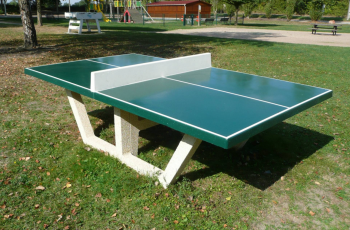 Table de ping-pong béton