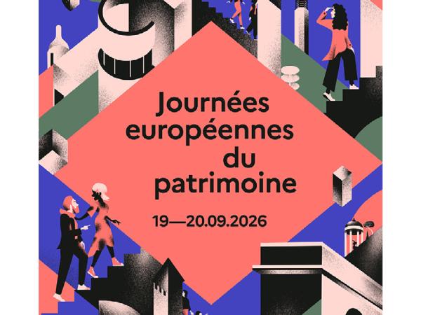 Affiche officielle des journées du patrimoine 2026