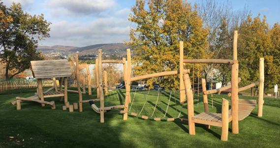 Aire de jeux parcours ludique