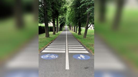 Piste piètonne