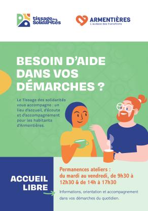 Une de la plaquette du Tissage des solidarités